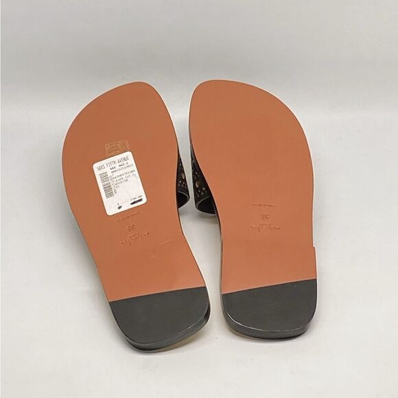 Alaia Laser-cut leather slides size 35 - Picture 14 of 15